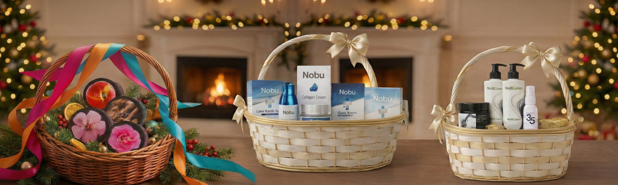 kişisel bakım sepetleri