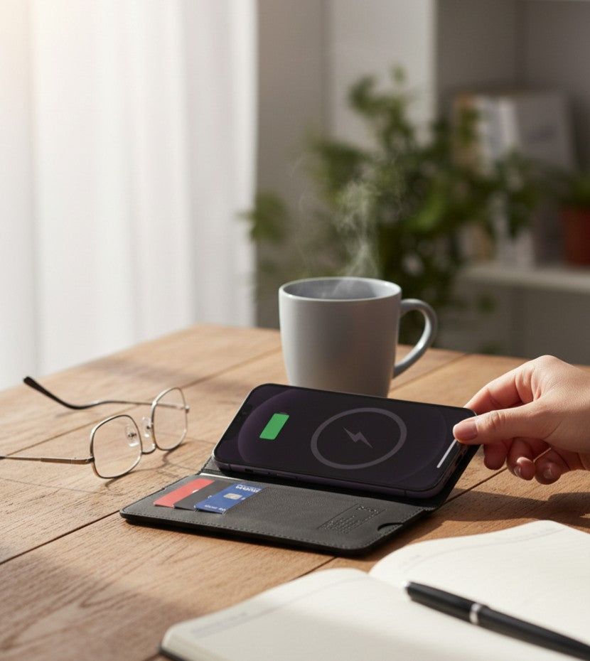Powerbank 5000 mAh Wireless Cüzdan